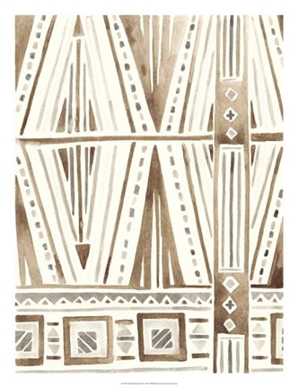 Framed Tribal Impressions IV Print