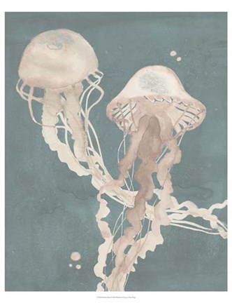 Framed Jellyfish Dance I Print