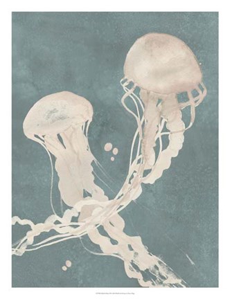 Framed Jellyfish Dance II Print