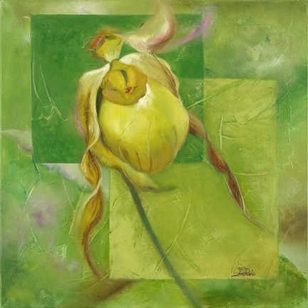 Framed Cool Garden I Print