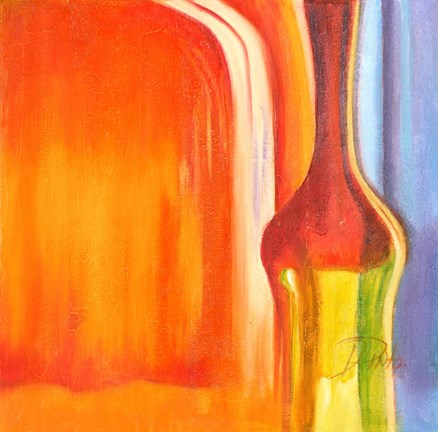 Framed Color Glass V Print