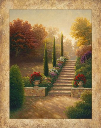 Framed Viola Gardens Print