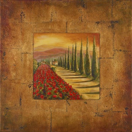 Framed Bella Toscana I Print