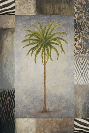 Framed Sun Palm II Print
