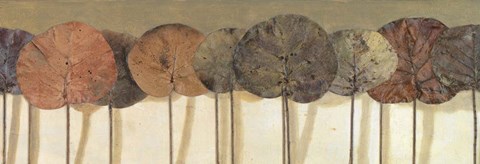 Framed Leaves Show II Print