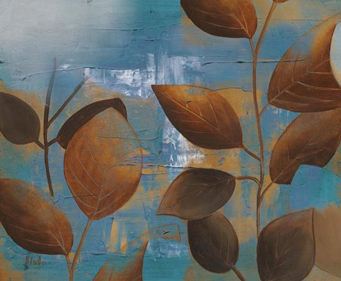 Framed Eco Blue II Print