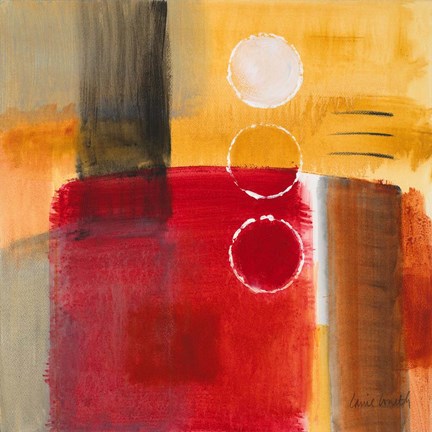 Framed City Night Lights II Print