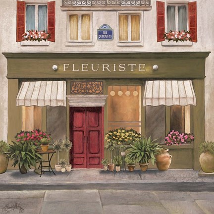 Framed French Store II Print