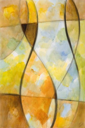 Framed Lyrical II Print
