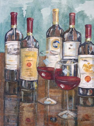 Framed Wine Tasting II Print