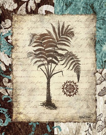 Framed Secret Fern III Print