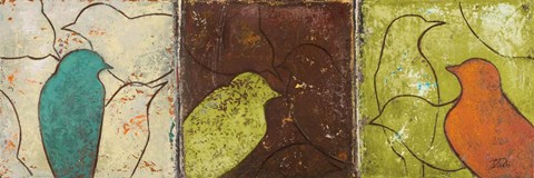 Framed Lovely Birds II Print