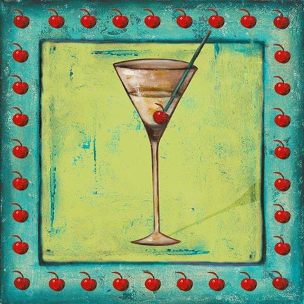 Framed Cherry Coctelito Print