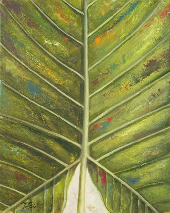 Framed Green Zoom III Print