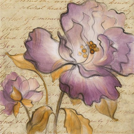 Framed Lilac Dream I Print