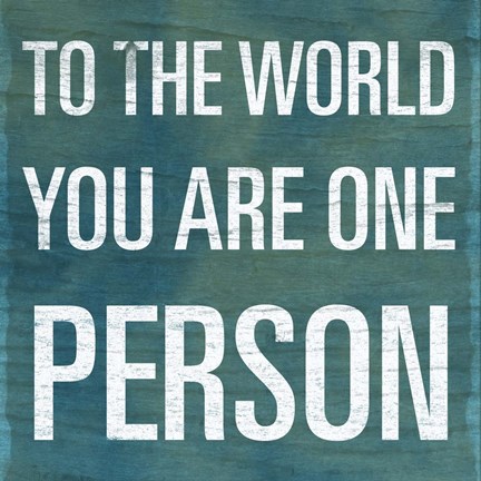 Framed To the World Print