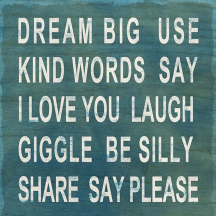 Framed Dream Big Print