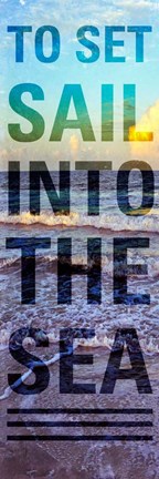 Framed Sea and Sky I Print