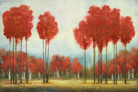 Framed Autumn Reds Print