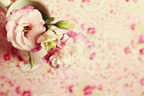 Framed Cup of Romance Print