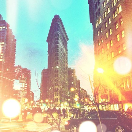 Framed City Stroll II Print