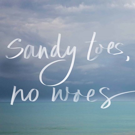 Framed Sandy Toes Print