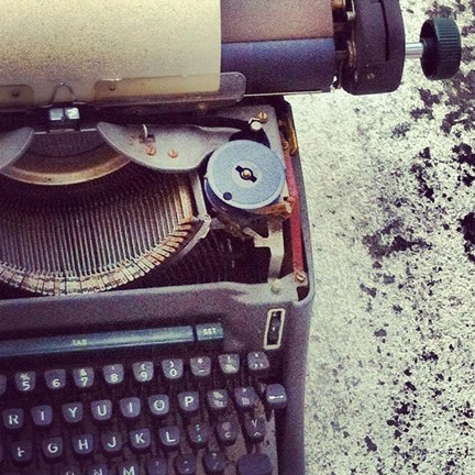 Framed Antique Text Print