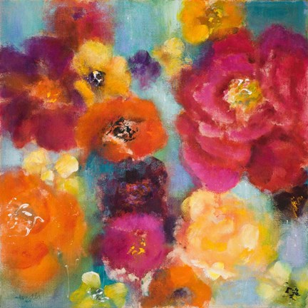 Framed Aquatic Garden Print