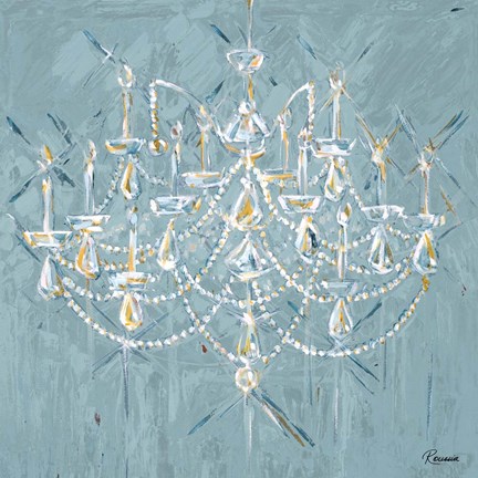 Framed New Chandelier II Print