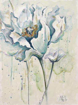 Framed Fresh Poppies I Print