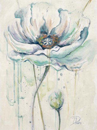 Framed Fresh Poppies II Print