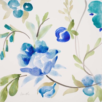 Framed French Floral Print