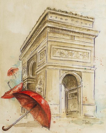 Framed Arc Du Triomphe Print