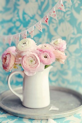 Framed Ranunculus Party I Print