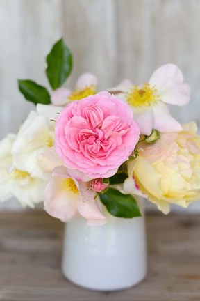 Framed Country Bouquet I Print