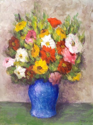 Framed Vase of Beauty I Print