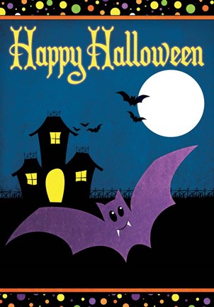 Framed Happy Halloween II Print