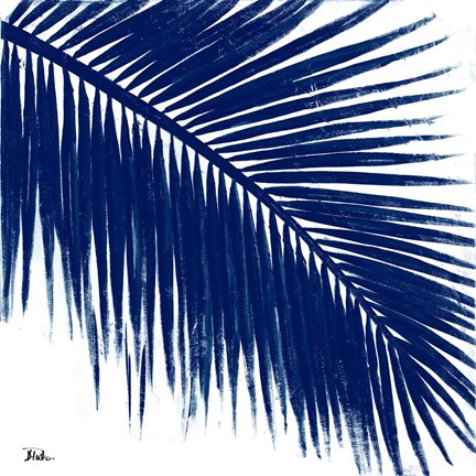 Framed Indigo Baru Palm II Print