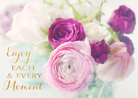 Framed Enjoy the Moments Print