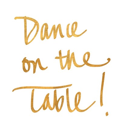 Framed Dance on the Table Print