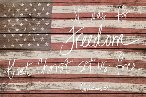 Framed Freedom Print