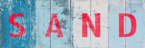 Framed Beach and Sand II Print