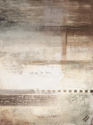 Framed Gray Warmth Coming Through II Print