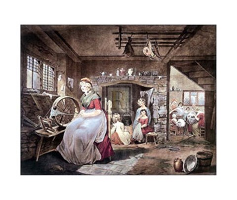 Framed Industrious Cottagers Print