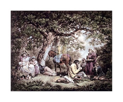 Framed Travellers Print