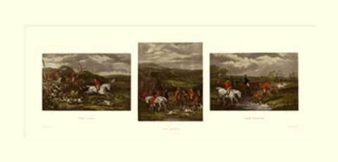 Framed Hunting [3 Up] Print
