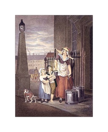 Framed Milk Below Maids Print
