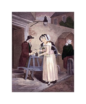 Framed Knives, Scissors and Razors to Grind Print