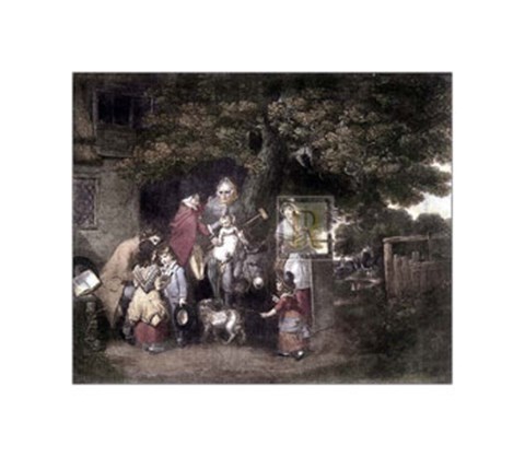 Framed Sunday Morning: Going to Church [S] Print