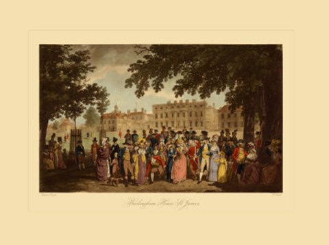 Framed Buckingham House, St. James&#39;s Print